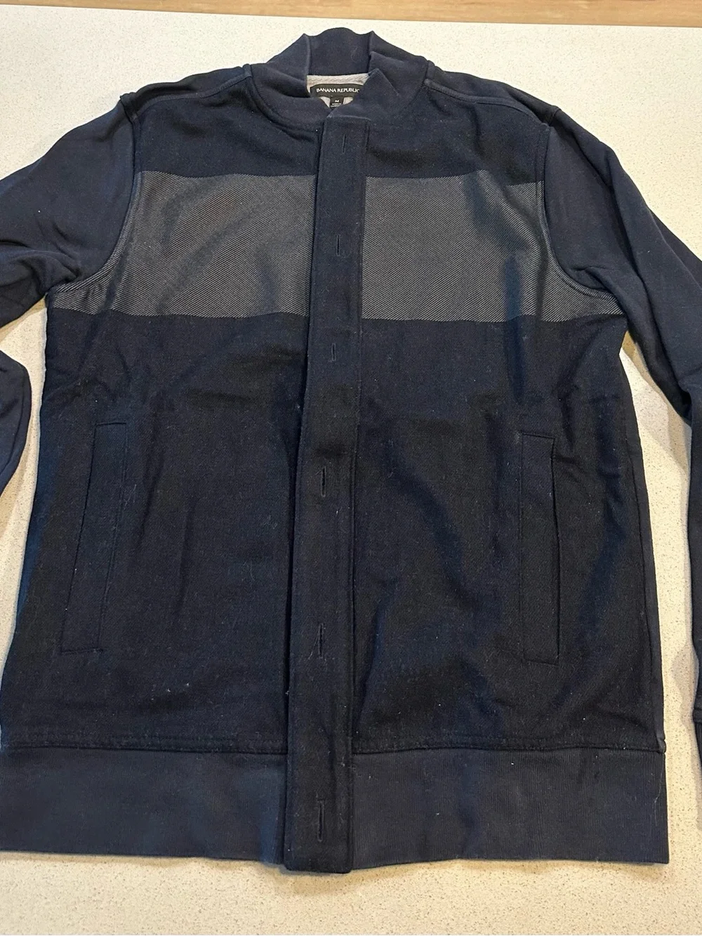 Navy Men Sweater Subcategory Identification